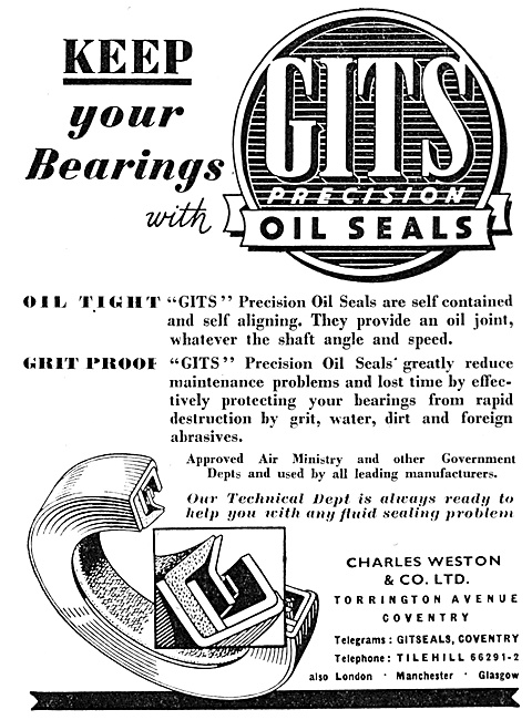 Charles Weston : Gitseals - Oil Seals                            