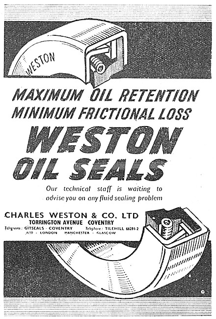 Charles Weston Oil Seals 1945                                    