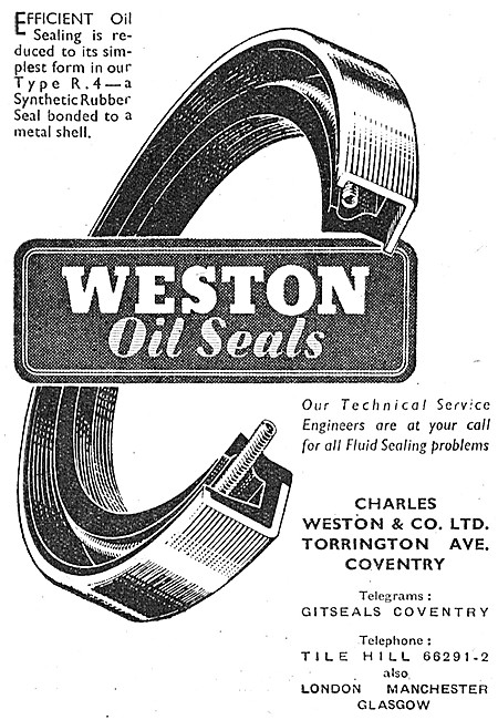 Charles Weston : Gitseals Weston Oil Seals                       
