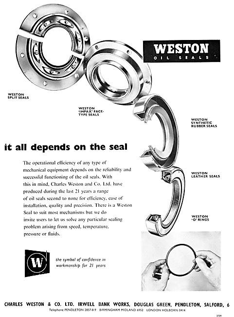 Charles Weston Oil Seals                                         
