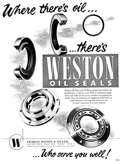 Charles Weston Oil Seals                                         