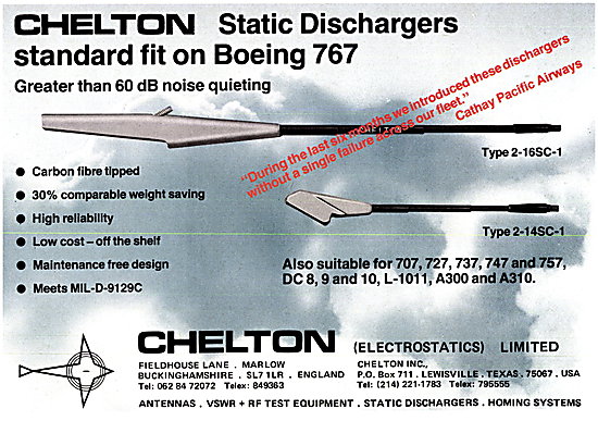 Chelton Static Dischargers                                       