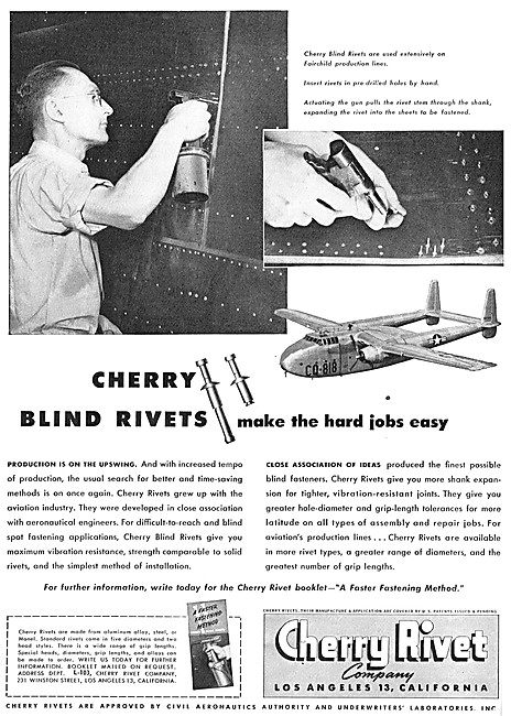 Cherry Rivets - Cherry Blind Rivets                              