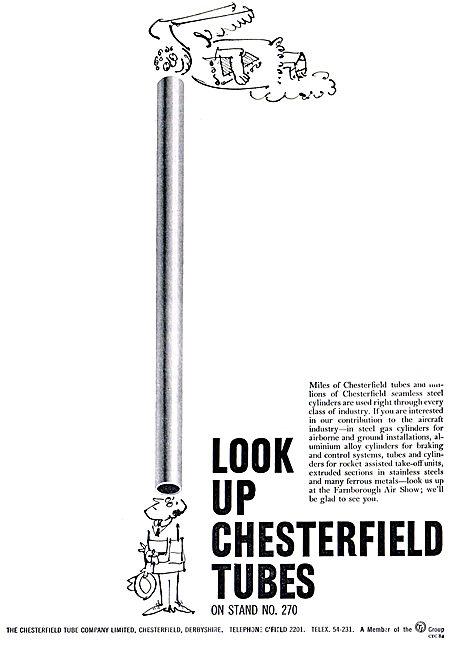 Chesterfield Tubes For Aircraft Constructors                     