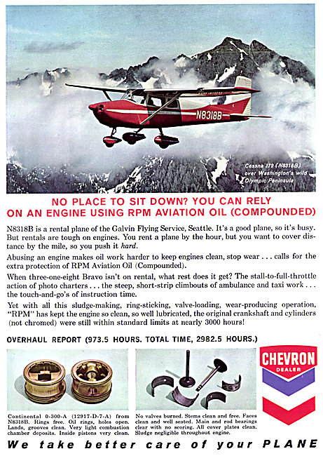 Chevron RPM Aviation Oil                                         