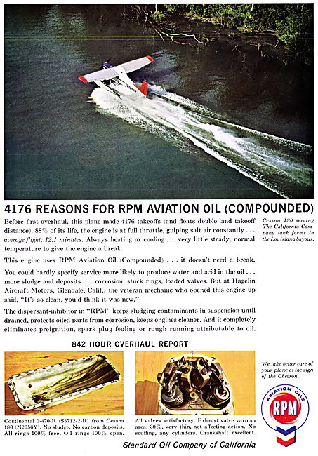 Chevron RPM Aviation Oils                                        
