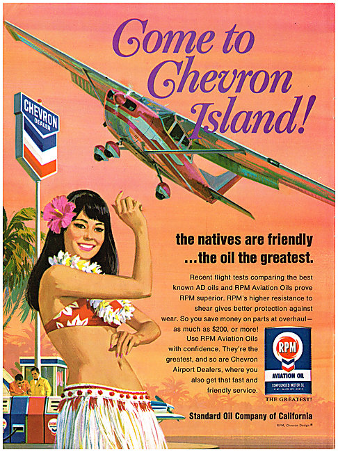 Chevron RPM Aviation Oil                                         