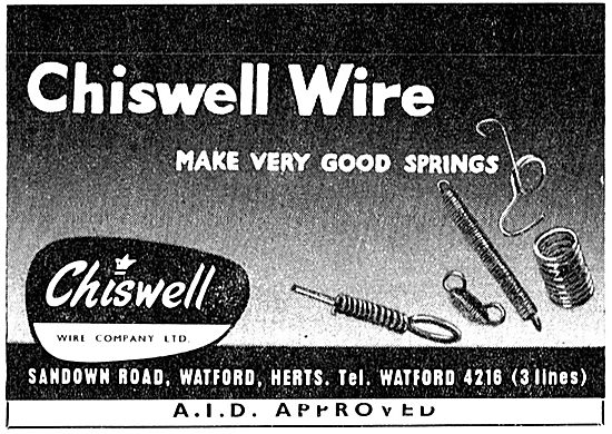 Chiswell Wire. Sandown Rd. Watford. Spring Manufacturers         