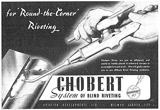 Aviation Developments - Chobert Blind Riveting System            