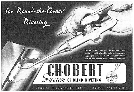 Aviation Developments - Chobert Blind Riveting System            