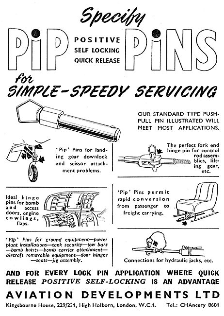 Aviation Developments - Pip Pin                                  