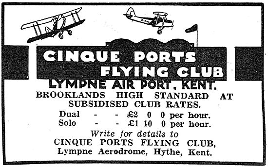 Cinque Ports Flying Club Lympne                                  