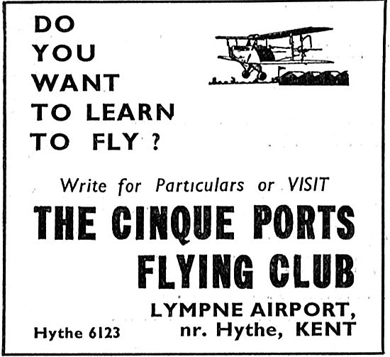 Cinque Ports Flying Club Lympne                                  