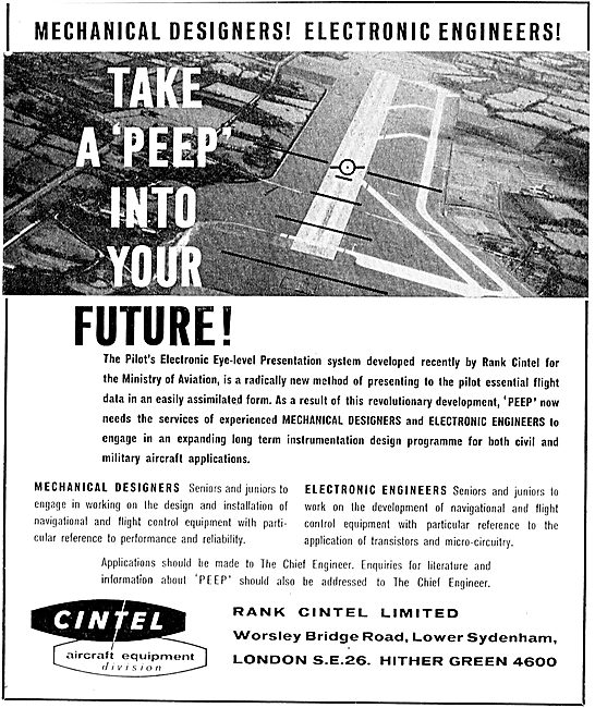 Rank Cintel PEEP: Electronic Eyelevel Flights System             