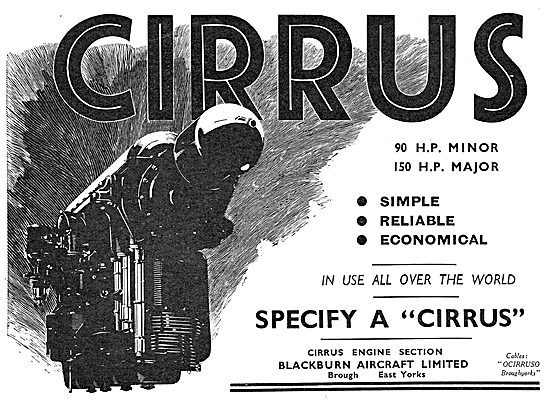 Blackburn Cirrus Aero Engines                                    