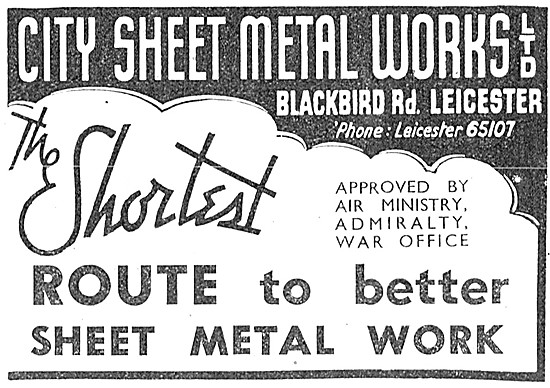 City Sheet Metal Works.Blackbird Rd, Leicester.                  