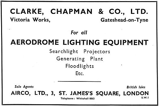 Clarke Chapman Aerodrome Lighting Equipment                      