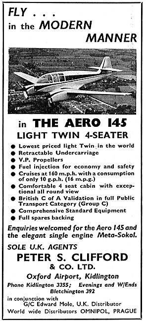 Peter Clifford - Aero 145 Light twin                             