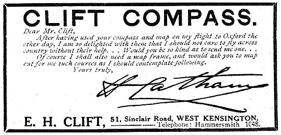 E.H.Clift - Aircraft Compasses                                   