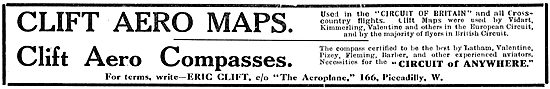 E.H.Clift Aero Maps & Compasses                                  