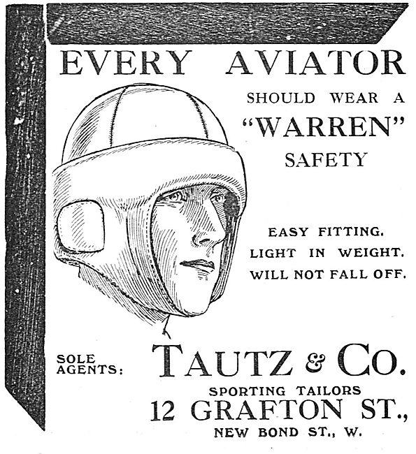 Every Aviator Should Wear A Warren Safety Helmet                 