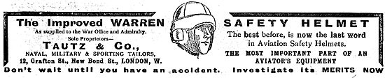 The Improved Warren Aviators Safety Helmet                       