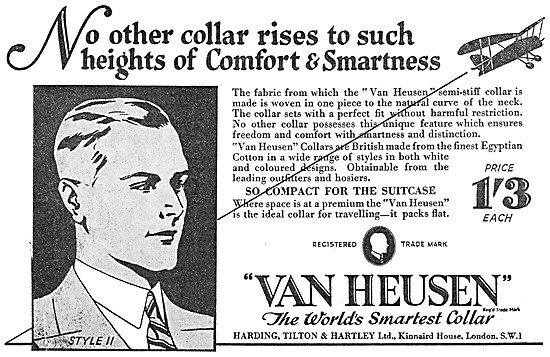 Van Heusen Semi-Stiff Collars 1934                               