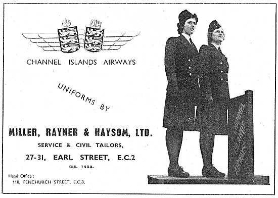Miller, Rayner & Haysom - Airline Uniforms Channel Island Airways