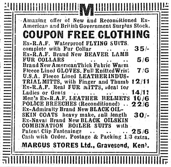 Marcus Stores Coupon Free Government Surplus Clothing            