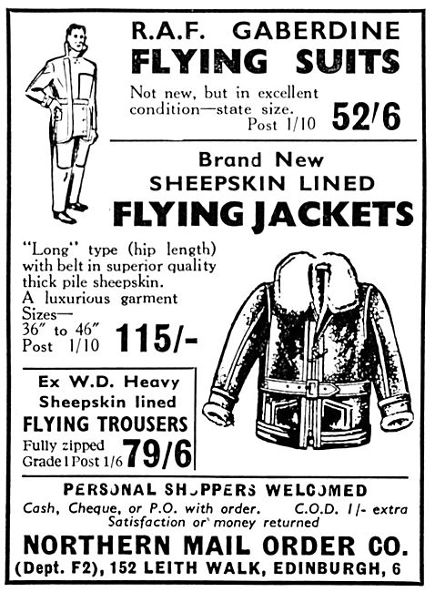 Northern Mail Order Co - Flying Clothing                         