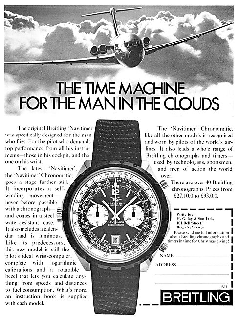 Breitling Navitimer - Breitling Chronomatic 1969                 