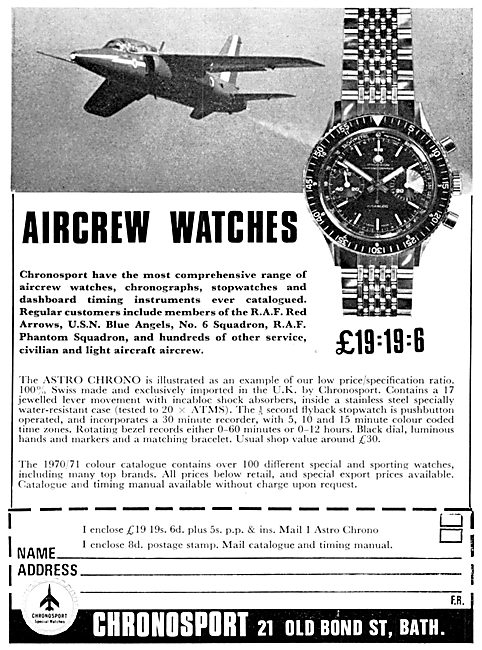 Chronosport Aircrew Watches                                      