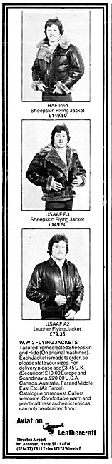 Aviation Leathercraft - WW2 Style Leather Jackets 1980           