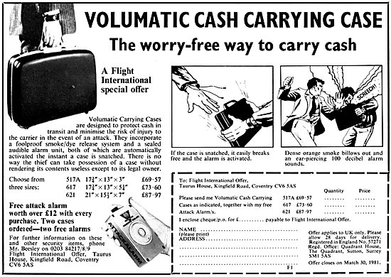 Volumatic Cash Carrying Case - Attack Alarm                      