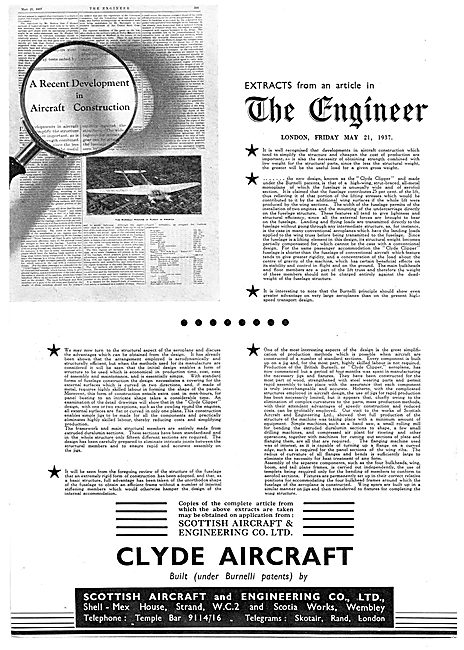Clyde Clipper (Scottish Aircraft & Engineering Co Ltd)           