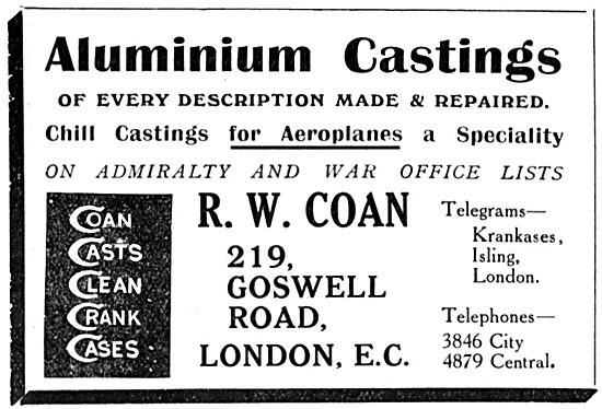 R.W.Coan  - Aluminium Castings                                   