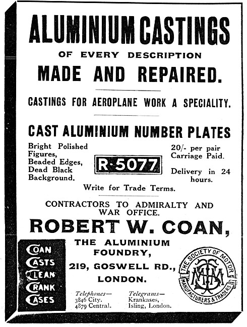 R.W.Coan Aluminium Castings                                      