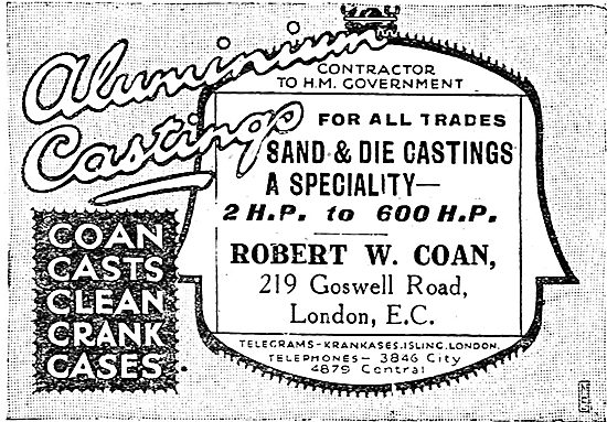 R.W.Coan - Aluminium Castings.                                   