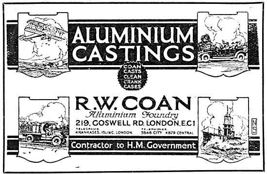 Robert Coan Aluminium Foundry -  Aluminium Castings              