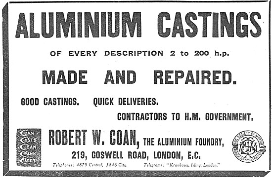 R.W.Coan Aluminium Castings                                      