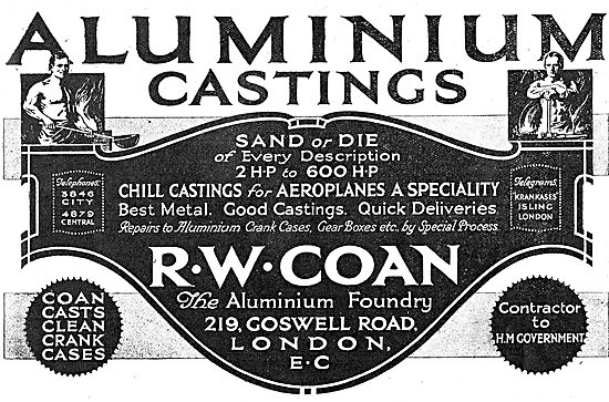 R.W.Coan Aluminium Castings For Aircraft                         