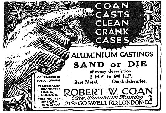 R.W.Coan Aluminium Castings For Aircraft                         