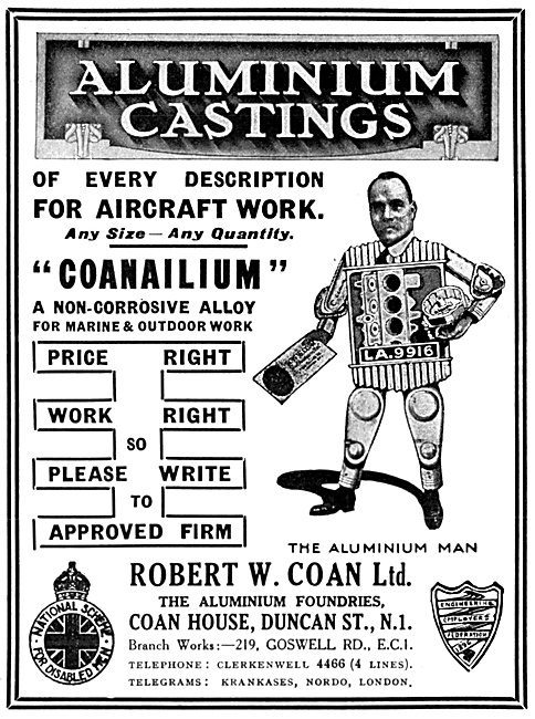 R.W.Coan Aluminium Castings                                      