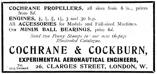 Cochrane & Cockburn. Experimental Aeronautical Engineers         