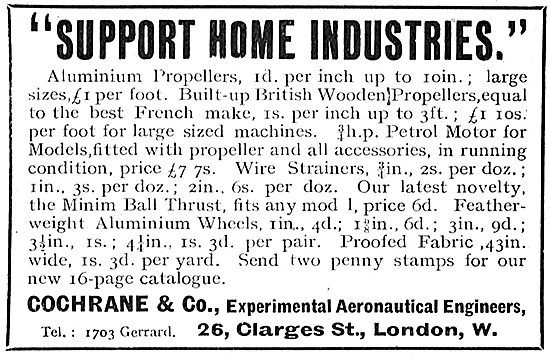 Cochrane & Co Models - Support Home Industries                   