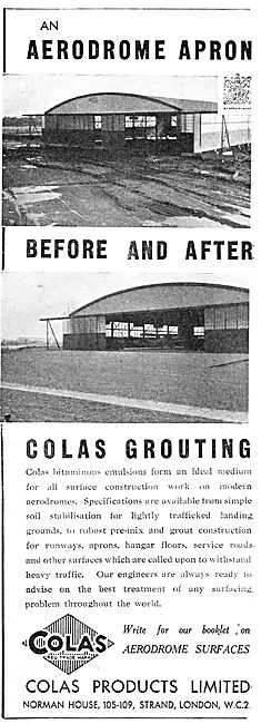 Colas Aerodrome Surfaces & Grouting For Large Buildings          