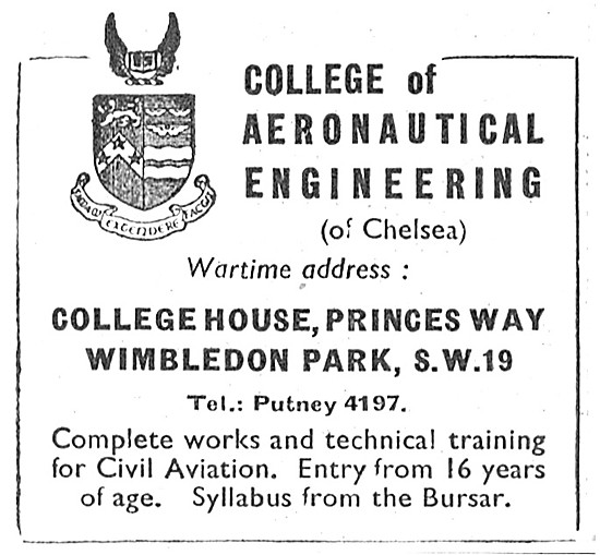 The College Of Aeronautical Engineering - Brooklands             