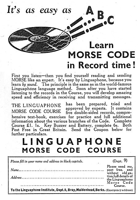 Linguaphone Morse Code Course                                    