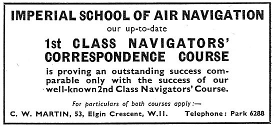 Imperial School Of Air Navigation                                
