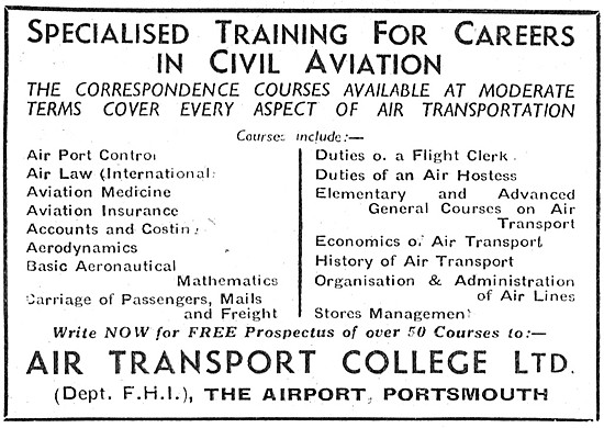Correspondence Courses For Commercial Pilots & Navigators        